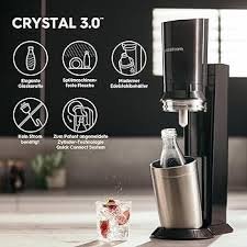 SODASTREAM Crystal 3.0 - Silver & Svart Metall