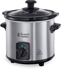 Russell Hobbs Slow Cooker 2L med Glaslock och Håll Varm-funktion